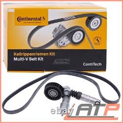 1x Conti V-ribbed Belt Kit + Tensioner For Audi A4 B6 8e 1.9 Tdi 00-04