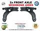 2x Front Wishbone Track Control Arms For Vw Golf 1.9tdi 4motion 2000-2006