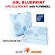 Adl Blueprint 3-pc Clutch Kit For Vw Golf Iv 1.9 Tdi 4motion 2000-2005