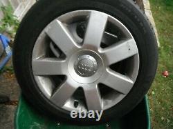 Audi Tt 16 Set4 Alloy Wheels+mich Tyres Golf Mk4 Gti Tdi A3 Vw Skoda 8n0601025m