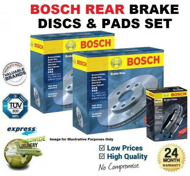 Bosch Rear Axle Brake Discs + Pads Set For Vw Golf Iv Variant 1.9 Tdi 2000-2006