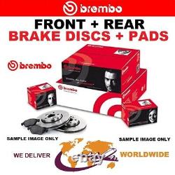 BREMBO FRONT + REAR DISCS + PADS for VW GOLF Variant 1.9 TDI 4motion 1999-2002
