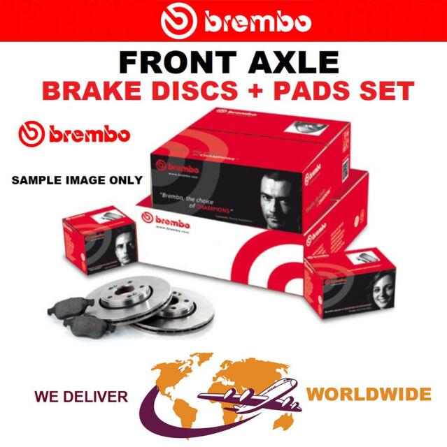 Brembo Front Axle Brake Discs + Brake Pads Set For Vw Golf Iv 1.9 Tdi 2000-2005