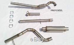 Complete Exhaust System 1.9TDI VW GOLF MK4 SEAT LEON 63mm (2.5) S/S