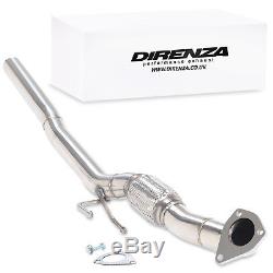Direnza Stainless Exhaust De Cat Bypass Downpipe For Vw Golf Mk4 Bora 1.9 Tdi