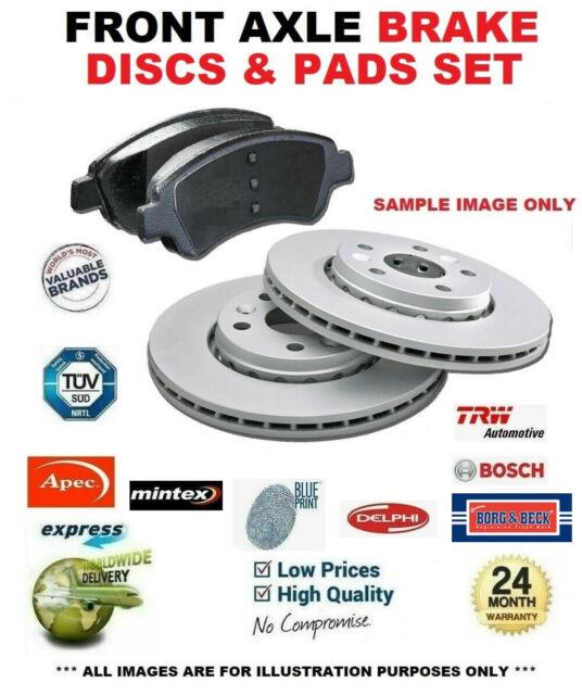 Front Axle Brake Discs And Pads Set For Vw Golf Iv Estate 1.9 Tdi 2000-2006