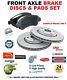 Front Axle Brake Discs And Pads Set For Vw Golf Iv Estate 1.9 Tdi 2000-2006