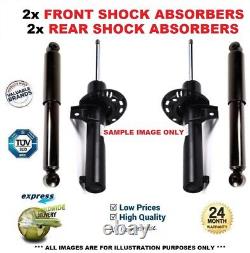 FRONT + REAR SHOCK ABSORBERS SET for VW GOLF IV 1.9 TDI 1997-2004