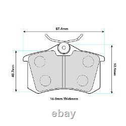 Ferodo DS2500 Rear Brake Pads For Audi A4 B7 2.7 TDI 20062008 FCP1491H