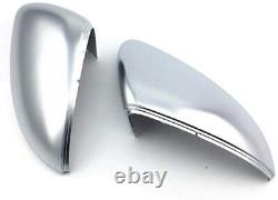 For 09-12 VW Golf Mk6 Gti Tdi Tsi Matt Chrome Wing Mirror Covers OEM-fit Styling