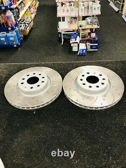 For Seat Leon Fr 2.0 Fsi Tdi Tfsi Front Rear Drilled Grooved Brake Discs & Pads