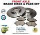 Front Axle Brake Discs + Brake Pads Set For Vw Golf Iv 1.9 Tdi 4motion 2000-2005