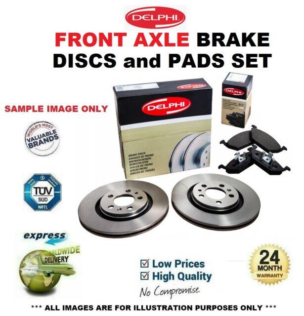 Front Axle Brake Discs + Brake Pads Set For Vw Golf Variant 1.9 Tdi 2001-2006