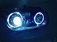 Glass Lens Ecode 99-05 Vw Golf R32 Gti White Led Angel Halo Headlight +xenon Hid