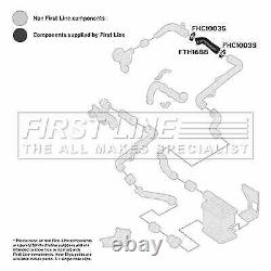Genuine FIRST LINE Turbo Hose for Volkswagen Golf TDi Syncro AHU 1.9 (7/95-4/99)
