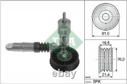 Genuine INA ABDS Tensioner Pulley for VW Golf TDi 4motion ATD 1.9 (9/00-6/05)
