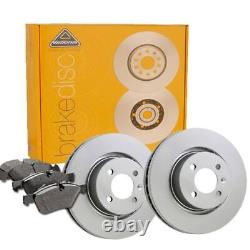Genuine NAP Front Brake Discs & Pad Set for VW Golf TDi PD ARL 1.9 (10/01-4/04)