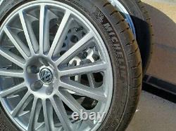 Genuine VW Golf MK4 R32 Aristo Alloy Wheels Michelin Pilot GTI V5 VR6 TDI