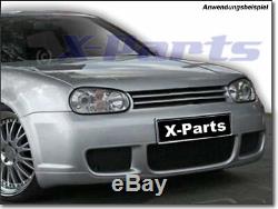 Golf 4 IV Rs Look Bumper Front ABS + Grille Tdi Gti + Certificate Exact Fit