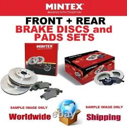MINTEX FRONT + REAR BRAKE DISCS + PADS SET for VW GOLF IV Van 1.9 TDI 2000-2002
