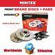 Mintex Front Axle Brake Discs + Brake Pads Set For Vw Golf Iv 1.9 Tdi 2000-2005