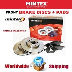 MINTEX Front Axle BRAKE DISCS + BRAKE PADS SET for VW GOLF IV 1.9 TDI 2000-2005