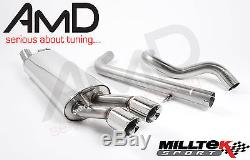 Mk4 Golf 1.9TDi Milltek Sport Cat Back Exhaust System Non Resonated All Models