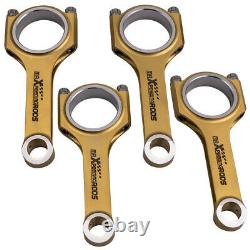 Titanizing 4340 H Beam Connecting Rods Conrods for VW 1.9L TDI PD130 PD140 PD150