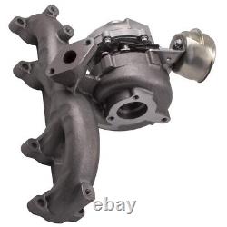 Turbocharger for Audi A3 1.9 D TDi 110HP ALH/AHF engine 713672 with manifold