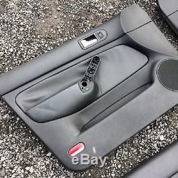 VW Bora Black Leather RECARO Seats MK4 Golf GTi TDi V6
