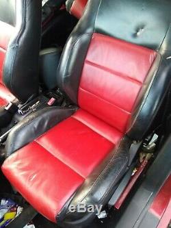 VW GOLF MK4 GTI TDI V5 Black And Red Colour Concept Seats door cards 1998-04