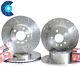 Vw Golf 1.9gt Tdi 110bhp 97-99 Front Rear Brake Discs & Pads Drilled Grooved