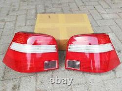 VW Golf 4 Mk4 TDI GLI GTI V6 R32 4-motion OEM Magneti Clear/Red Euro Tail Lights
