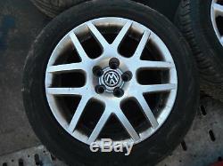 VW MK4 GOLF GTI 16 Montreal Alloy Wheels+GOOD TYRES BORA LEON VR6 BEETLE A3 TDI