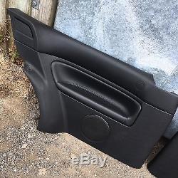 VW MK4 Golf R32 3dr Black Leather Interior Seats & Door Cards GTi V6 TDi