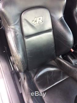 VW MK4 Golf R32 3dr Black Leather Interior Seats GTi V6 TDi
