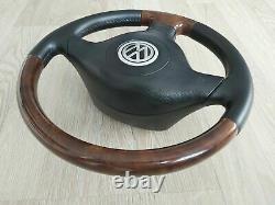 VW Passat B5 B5.5 W8 Wood Wooden Steering wheel 1J0419091BT Golf MK4 Jetta GLI