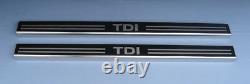 Volkswagen Golf Mk4 2dr TDi Polished Steel Kick Plate Door Sill Protectors -K162