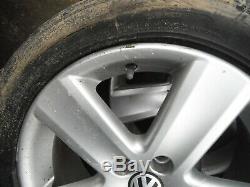 Vw Beetle 16 Alloy Wheels+tyres Golf Passat Mk4 Gti Tdi 6q0601025s Audi Skoda