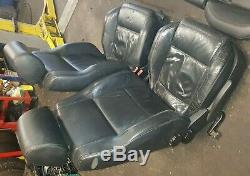 Vw Golf Interior Black Leather Seats Set Of 1.9 Gt Tdi Mk 4 2003