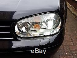 Vw Golf Mk4 Genuine Xenon Headlights / Headlamps R32 V6 Tdi Gti