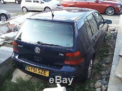 Vw golf mk4 pd gt tdi project spares or repair