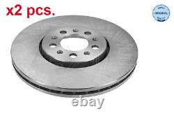 X2 Pcs Front Brake Disc Rotos X2 Pcs Set 115 521 1051 Meyle I